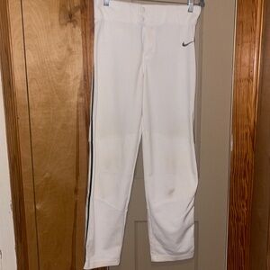 Nike Baseball Pants with Green piping